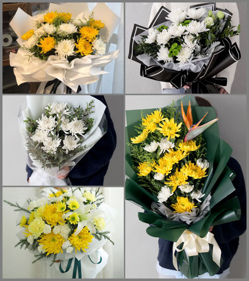 广东肇庆市端州区睦岗街道白事花束代送